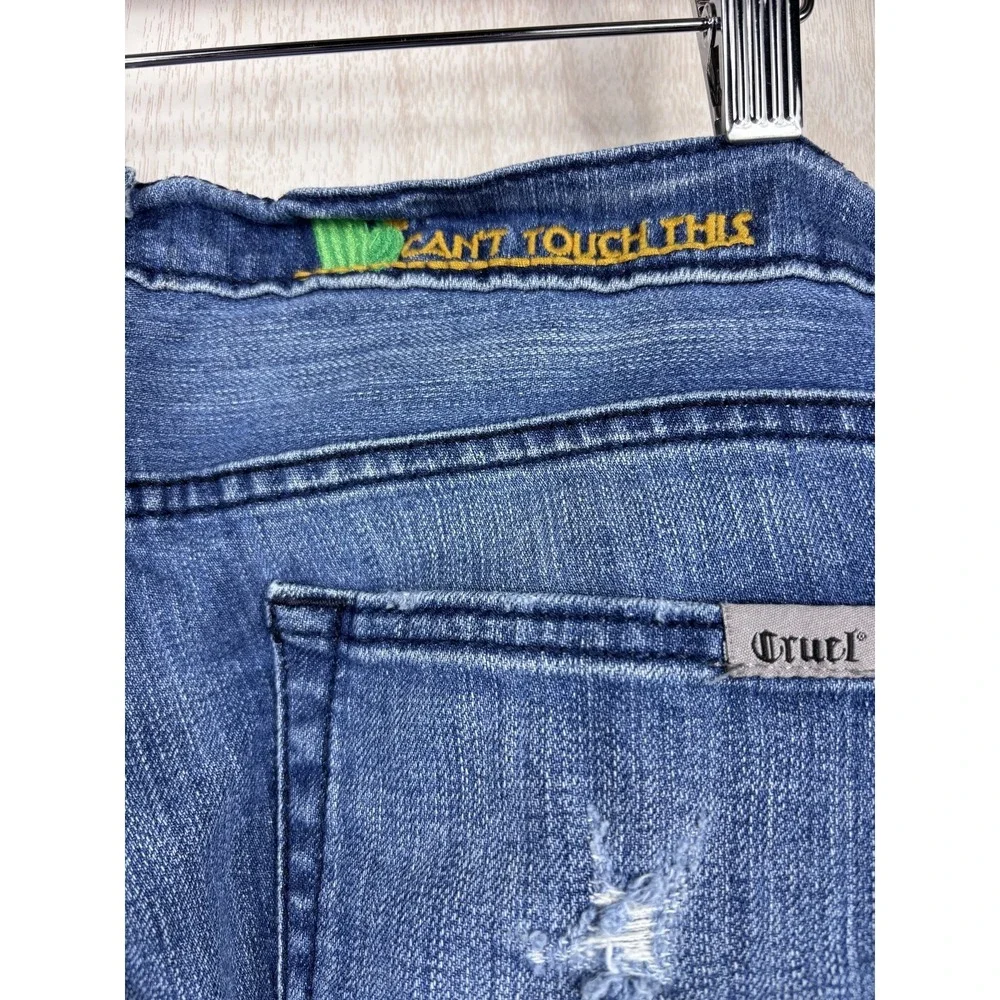 Cruel‎ Girl Rhyon Jeans Womens 29 Cactus Embroidered Boyfriend Western Cropped
